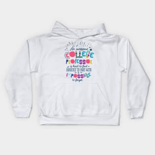 An Awesome College Professor Gift Idea - Impossible to forget Kids Hoodie